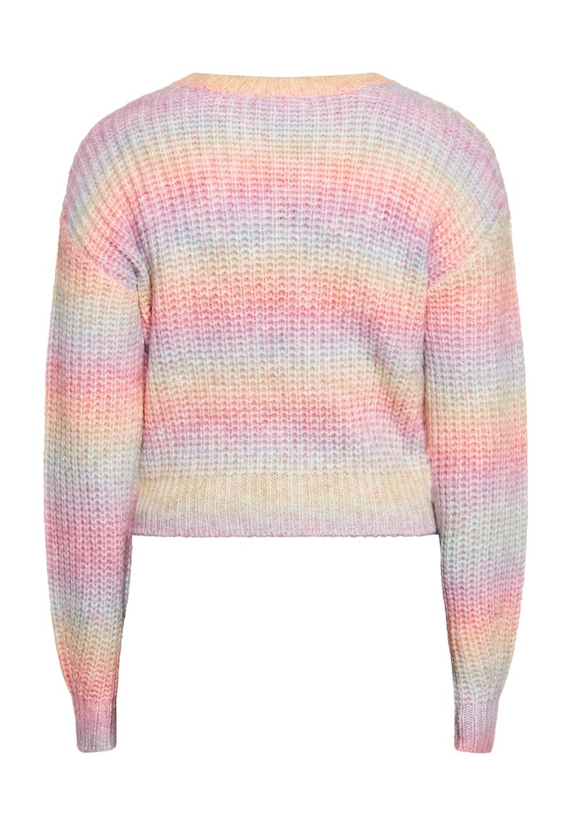 myMo Jersey de punto regenbogen mehrfarbig/rosa claro