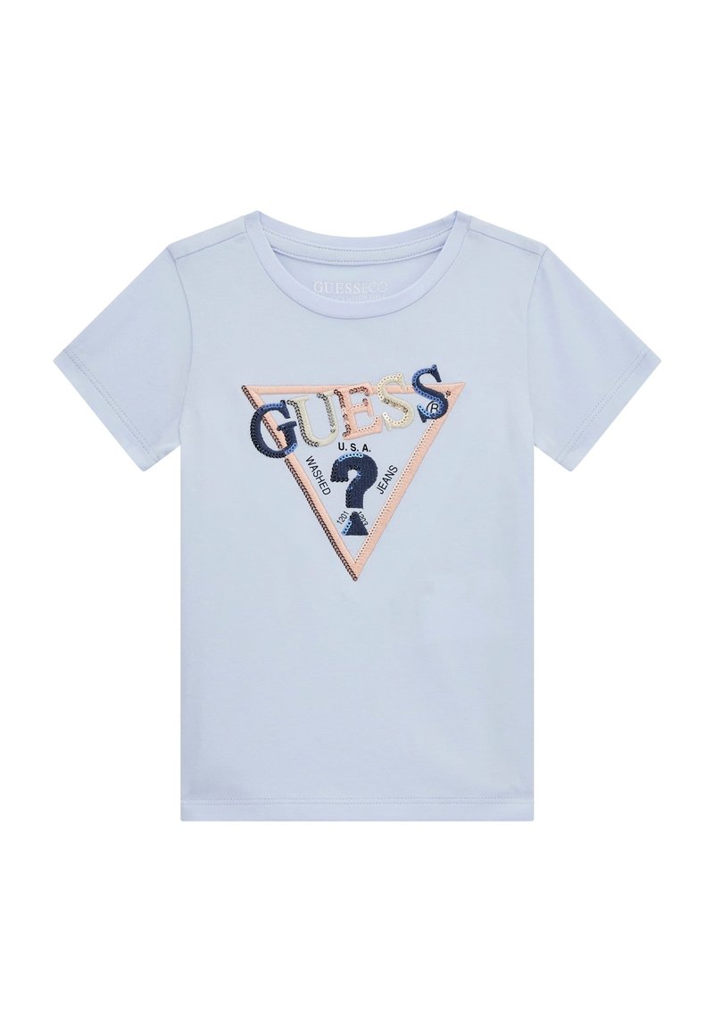 Guess LOGO-DREIECK - Apdrukāts T-krekls - himmelblau