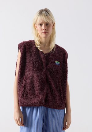 American Vintage HOKTOWN - Weste - bordeaux chine