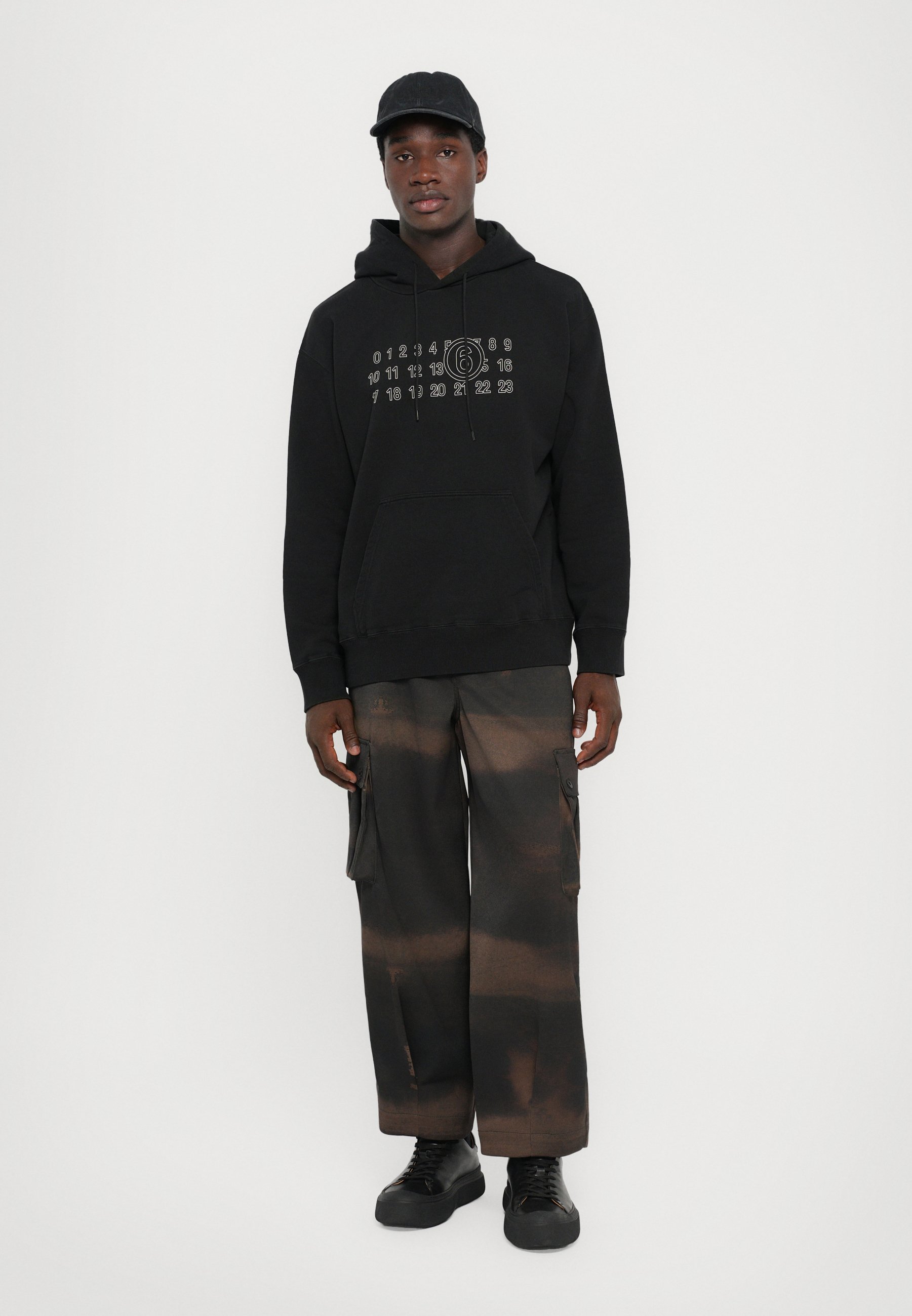 MM6 Maison Margiela Sweatshirt com capuz - black/preto - Zalando.pt