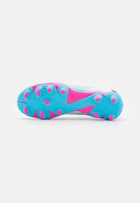 Puma FUTURE 7 PLAY FG/AG JR UNISEX - Nogometne kopačke za čvrstu podlogu - white/black/poison pink