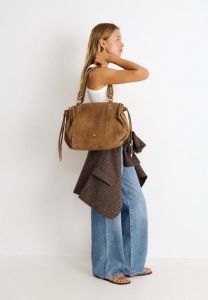 Brownie, BOLSO SHOPPER FRUNCIDO - Tote bag - camel