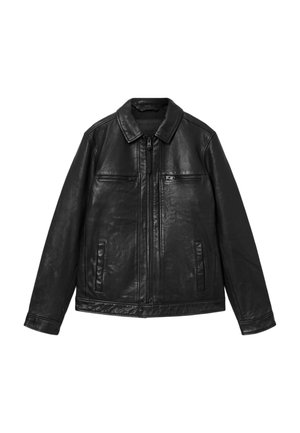 AllSaints, LUCK - Кожено яке - black