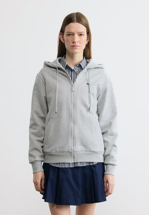 HOODED CLASSIC - Sweatjacke - silver chine
