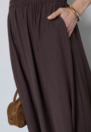Co'couture, SUNRISECC SKIRT - Suknja A kroja - dark brown