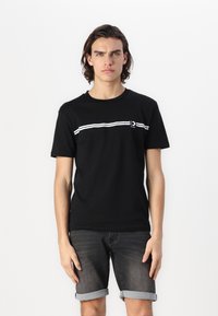 TOM TAILOR DENIM TRIPLE PACK PACKAGING 3 PACK - Print T-shirt - gardenia white