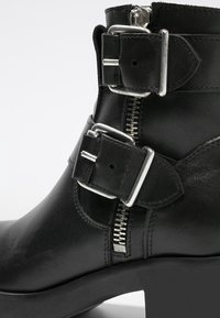 Zign Bottines de cowboy / motard - black