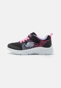 Skechers - MICROSPEC PLUS - Sporta apavi - black/multi-coloured Miniatūras attēls 1