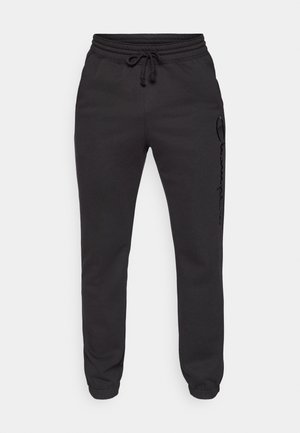 Champion ICONS TONAL CUFF LARGE LOGO - Jogginghose - black