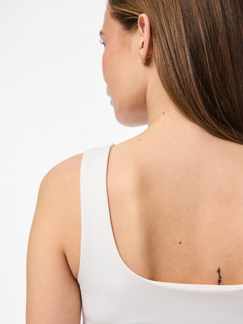 Vêtements Kenzo Débardeur Ample Tatouage De Fleurs Aloha Blanc Cassé Femmes Lff6x0555 P 552