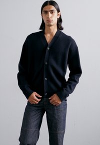 Emporio Armani CARDIGAN - Kardigán - blu navy