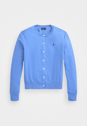 Polo Ralph Lauren PIMA COTTON LONG SLEEVE CARDIGAN - Kardiganas - nantucket blue