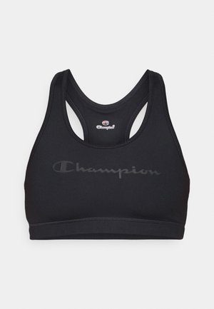 Champion BRA WITH BIG LOGO - Urheiluliivit: keskitason tuki - black