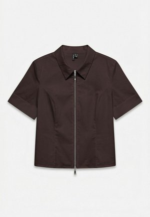 Vero Moda, SHIRT VMLOTUS SHIRT - Blusa - chocolate torte