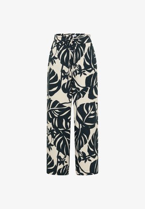 Cecil, HIGH WAIST WIDE LEG HOSE IM LOOSE FIT - Pantalones - palm breeze green