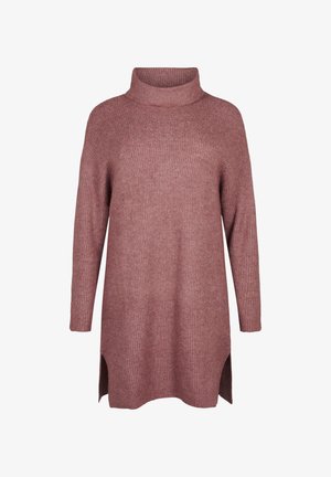 Zizzi Robe pull - rose brown melange