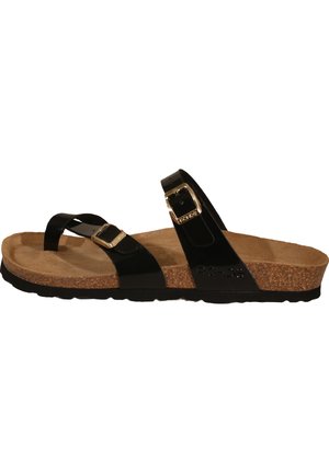 Rohde SUNNYS - Pantolette flach - schwarz