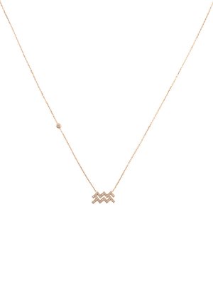 AQUARIUS STERNZEICHEN ZODIAC - Pendant - rose gold-coloured