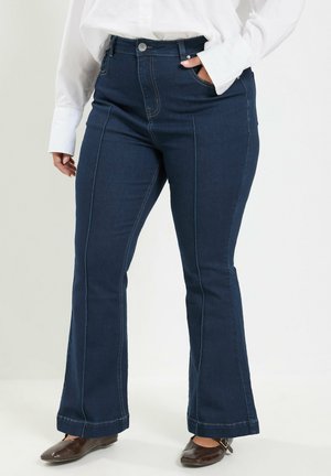 Yours Clothing, PLUS SIZE BOOTCUT JEANS - Bootcut jeans - blue