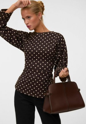 Vero Moda, TOP VMSMILLA TOP - T-shirt à manches longues - chocolate torte