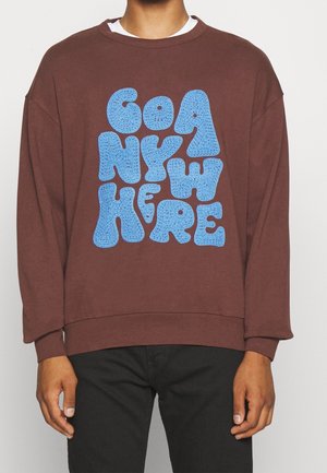Sweatshirt - dark brown