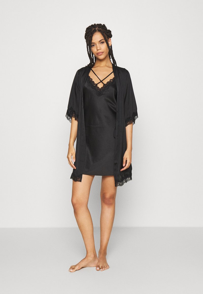 Damen Nachthemden | Anna Field STRAP BACK NIGHTDRESS Nachthemd black/schwarz - VO84498 Damen Nachthemden | Anna Field STRAP BACK NIGHTDRESS Nachthemd black/schwarz - VO84498