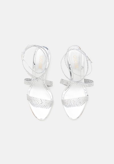 GEDEBE KIM - Sandale s visokom petom - transparent/crystal