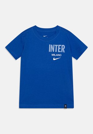 INTER MILAN STACKED TEE UNISEX - Nyomott mintás póló - game royal