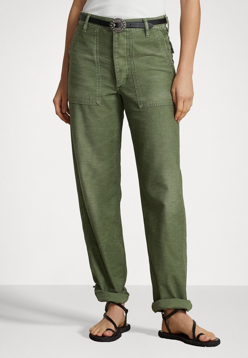 Polo Ralph Lauren FLAT FRONT Broek olive/groen Zalando.nl