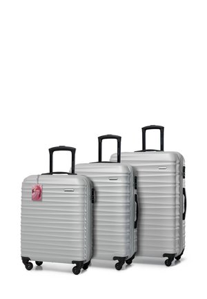 LUGGAGE SET WITH TAG FROM ABS - Sada zavazadel - grey