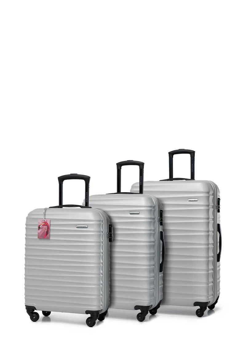 WITTCHEN LUGGAGE SET WITH TAG FROM ABS - Sada zavazadel - grey