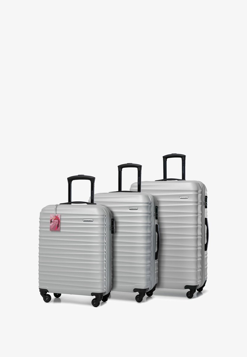 WITTCHEN LUGGAGE SET WITH TAG FROM ABS - Sada zavazadel - grey