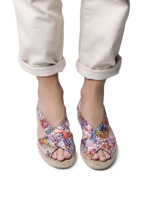 ELDA PM - Plateausandalette - taupe