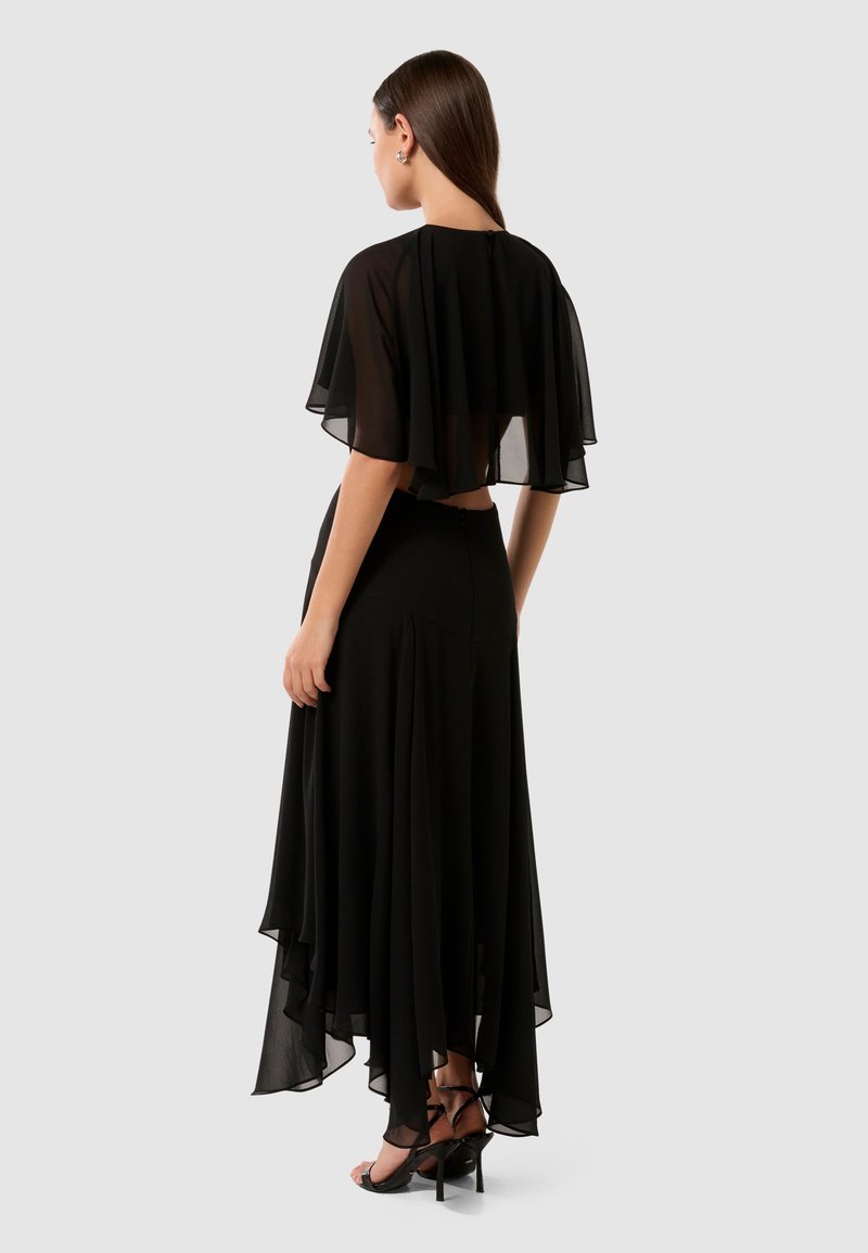 black cocktail dress forever new Forever New MAKENNA BUBBLE SLEEVE - Cocktail dress / Party dress - black