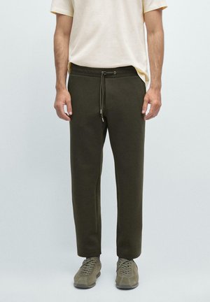 JOGGER WITH ELASTICATED WAISTBAND - Træningsbukser - khaki