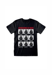 Henry Tiger STAR WARS EXPRESSIONS OF VADER - Triko s potiskem - black