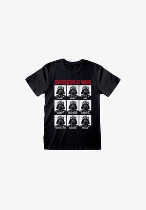 Henry Tiger STAR WARS EXPRESSIONS OF VADER - T-Shirt print - black