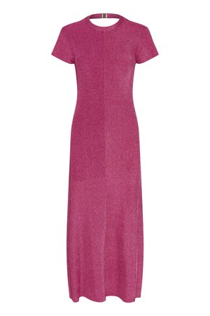 Gestuz SILVI DRESS - Obleka/pulover - pink metallic