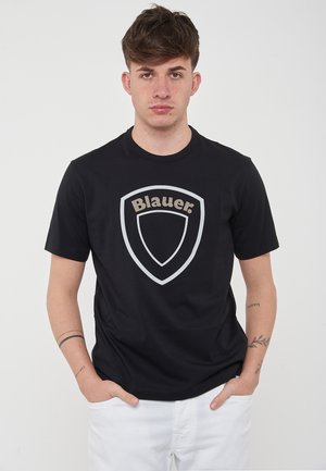HALLET - T-shirt con stampa - nero