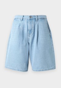 ONLIVY WIDE - Denimové šortky - light blue denim