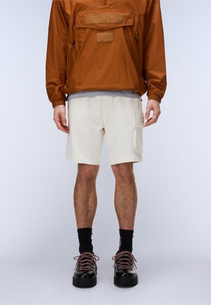 BOX LOGO CARGO - Tracksuit bottoms - white whisper