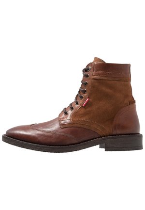 Bottines à lacets - brown