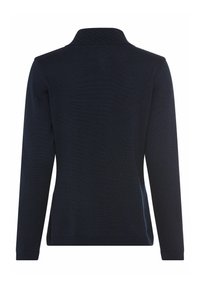 Olsen MIT DIAGONALER ENSTRUKTUR - Strickjacke - dunkelblau