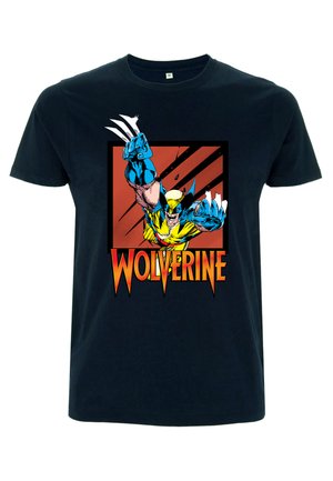 X-MEN LEAPING WARRIOR - T-shirt imprimé - navy blue