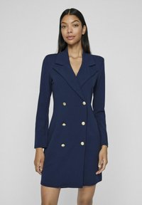 VILA ZWEIREIHIGES - Skjortklänning - navy blazer