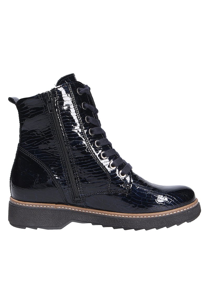 Damen Ankle Boots | Waldläufer Schnürstiefelette notte/blau - ZR86631 Damen Ankle Boots | Waldläufer Schnürstiefelette notte/blau - ZR86631