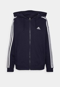 adidas Sportswear ESSENTIALS STRIPES OVERSIZED FULL ZIP HOODIE