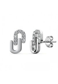 UNION - Orecchini - argenté couleur / cristal