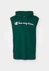 ICONS HOODED SLEEVELESS - Top - dark green