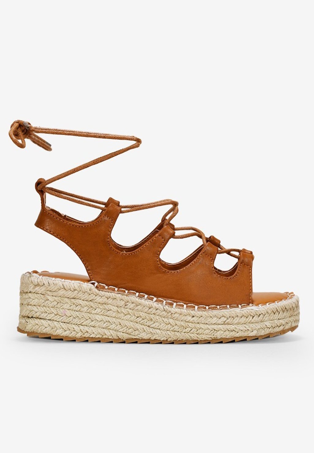 Bosanova Sandalias de cuña - cuero/camel - Zalando.es